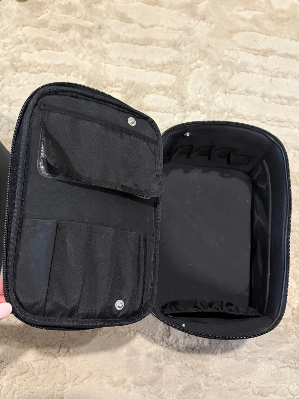 Muji Black Makeup Train Cases